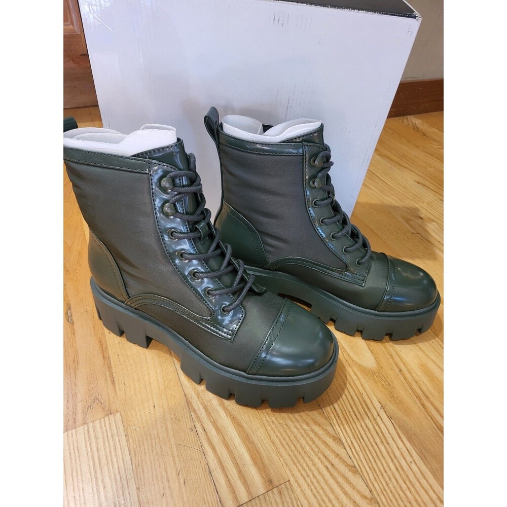 Nine West Obri2 Ankle Boot Womens Size 6.5 M Dark Green NEW In Box Fast Ship